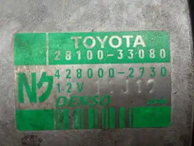 Автозапчастина б/у двигун запускається для toyota auris (_e15_) 1.4 d-4d (nde150_) посилання на oem iam 2810033080 - 4280002730  