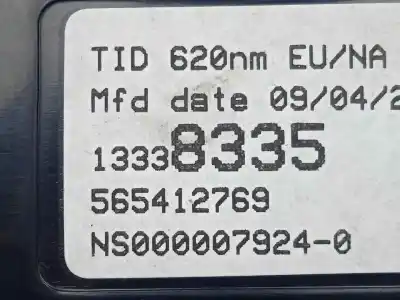 Автозапчастина б/у багатофункційний дисплей для opel meriva b monospace (s10) 1.4 lpg (75) посилання на oem iam 13338335 - 565412769  