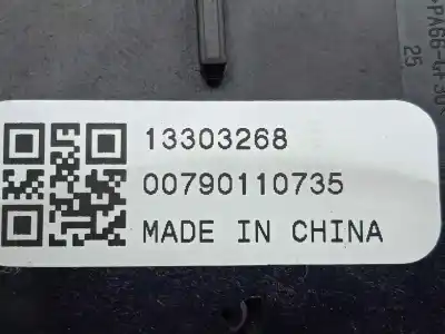 Pezzo di ricambio per auto di seconda mano controllo della luce per opel meriva b monospace (s10) 1.4 lpg (75) riferimenti oem iam 13303268  