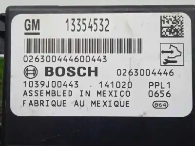 Pezzo di ricambio per auto di seconda mano modulo elettronico per opel mokka 1.7 16v cdti riferimenti oem iam 0263004446 - 13354532  