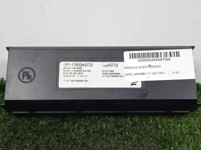 Автозапчастина б/у електронний модуль для opel mokka 1.7 16v cdti посилання на oem iam 13594972  