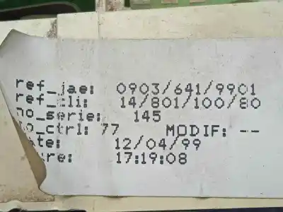 Автозапчастина б/у панель інструментів для citroen jumpy 1.9 turbodiesel посилання на oem iam 1480110080  