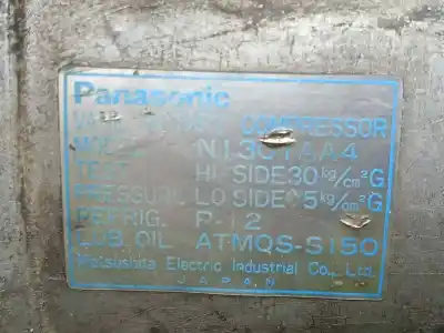 Second-hand car spare part air conditioning compressor for mazda mx-3 (ec) 1.9 v6 24v cat oem iam references n1301aa4  panasonic - 5.canales