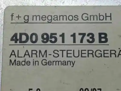 Second-hand car spare part electronic module for audi a4 berlina (b5) 1.9 tdi oem iam references 4d0951173b  