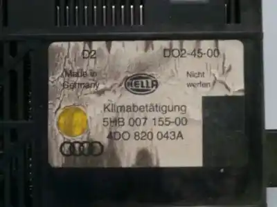 Автозапчасти б/у климат-контроль за audi a8 (d2) 4.2 quattro ссылки oem iam 4d0820043a - 5hb00715500  