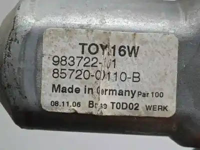 Автозапчасти б/у регулятор стекла переднего левого за toyota yaris (ksp9/scp9/nlp9) 1.4 turbodiesel cat ссылки oem iam 857200d110 - 983722101  