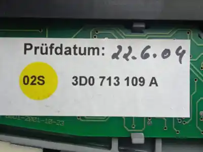 Pezzo di ricambio per auto di seconda mano modulo elettronico per volkswagen phaeton (3d2/3d8) 4.9 v10 tdi cat (ajs) riferimenti oem iam 3d0713109a - 3d0864533f - 3d0713189a  