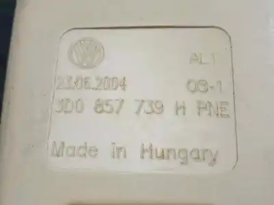 Автозапчастина б/у лівий задній гачок для volkswagen phaeton (3d2/3d8) 4.9 v10 tdi cat (ajs) посилання на oem iam 3d0857739h - 3d0857739h  