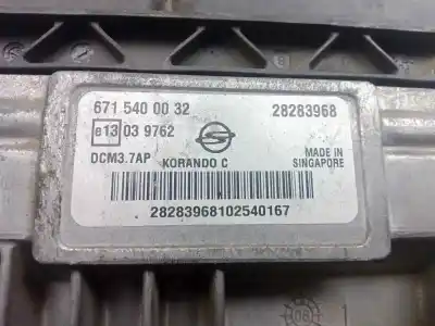 Автозапчасти б/у блок управления двигателем за ssangyong korando 2.0 td cat ссылки oem iam 28283968 - 6715400032 - dcm37ap  dcm37ap
