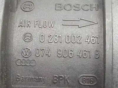 Pezzo di ricambio per auto di seconda mano misuratore di flusso per volkswagen phaeton (3d2/3d8) 4.9 v10 tdi cat (ajs) riferimenti oem iam 0281002461 - 074906461b  