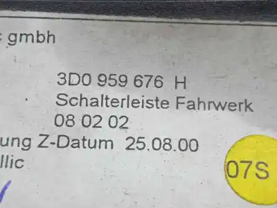 Second-hand car spare part switch for volkswagen phaeton (3d2/3d8) 4.9 v10 tdi cat (ajs) oem iam references 3d0959676h - 3d0959676h  