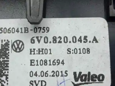 Автозапчастина б/у контроль опалення / кондиціонації для skoda fabia combi 1.4 tdi dpf посилання на oem iam 6v0820045a  