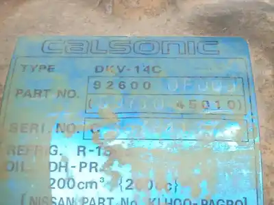 Автозапчасти б/у компрессор кондиционера воздуха за ford maverick (ml) 2.7 turbodiesel ссылки oem iam 926000f000 dkv14c calsonic - 1.canal