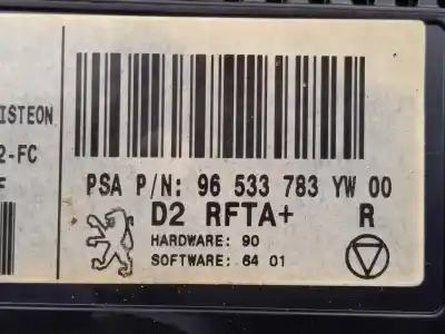 Автозапчастина б/у клімат-контроль для peugeot 407 2.0 16v hdi cat (rhr / dw10bted4) посилання на oem iam 96533783yw - 96533783  