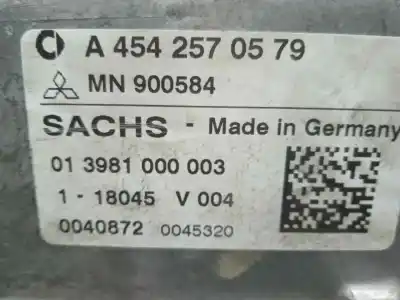 Second-hand car spare part clutch pedal for smart forfour 1.5 cdi cat oem iam references a4542570579 - mn900584 - 013981000003 - 3981000067  