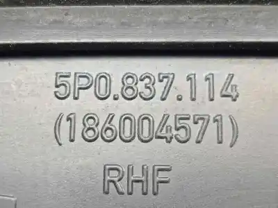 Автозапчасти б/у внутренняя задняя правая ручка за seat altea xl (5p5, 5p8) 1.9 tdi ссылки oem iam 5p0837114  