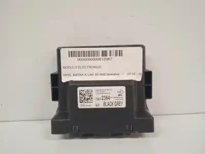 Second-hand car spare part ELECTRONIC MODULE for OPEL ASTRA K LIM. 5TÜRIG  OEM IAM references 13512364 - 8370600000000X - 812857993  