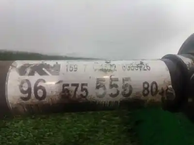 Peça sobressalente para automóvel em segunda mão transmissão dianteira direita por citroen c4 picasso 2.0 hdi fap referências oem iam 9657555580 l955mm 