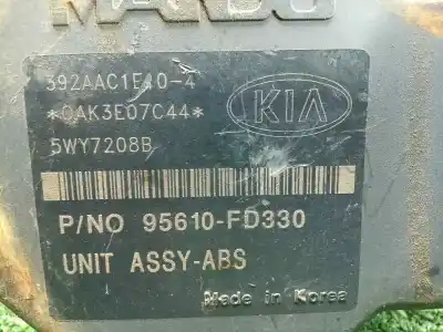 Second-hand car spare part abs for kia rio 1.5 cat oem iam references 58970fd100 - bh60103900 - 5wy7208 - b95610fd330  
