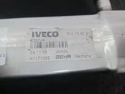 Peça sobressalente para automóvel em segunda mão radiador de gases de escape (egr) por fiat ducato caja cerrada 11 (desde 03.02) 2.3 jtd dynamic batalla 2850 referências oem iam 504158591 - k1171002  