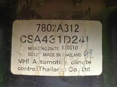 Автозапчастина б/у тепловий двигун для mitsubishi l 200 2.4 di-d cat посилання на oem iam 7802a312 - csa431d241 ø diametro: 140mm 