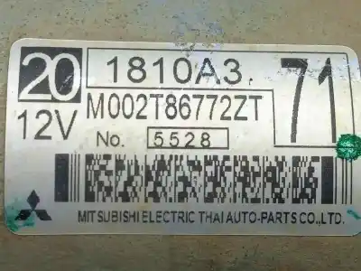 Автозапчастина б/у двигун запускається для mitsubishi l 200 2.4 di-d cat посилання на oem iam 1810a371 - m002t86772zt  