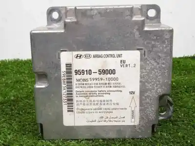 Pièce détachée automobile d'occasion boitier de commande d'airbag pour hyundai h350 furgoneta 2.5 crdi références oem iam 9591059000 - 5995910000