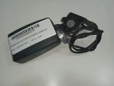Second-hand car spare part right rear seat belt buckle for opel corsa e gsi oem iam references n13427735 - f13427756 - 13427756 - 13427735