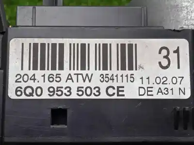 Recambio de automóvil de segunda mano de mando luces para volkswagen polo (9n3) 1.4 tdi referencias oem iam 6q0953503ce  