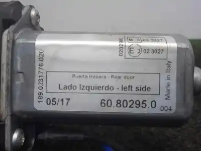 Second-hand car spare part rear left window motor for renault scenic rx4 (ja0) 2.0 16v oem iam references 60802950 - d236305 - 0202105b  