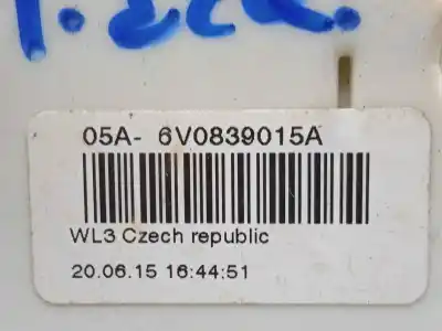 Автозапчастина б/у замок дверей заднього лівого для skoda fabia combi 1.4 tdi dpf посилання на oem iam 6v0839015a  