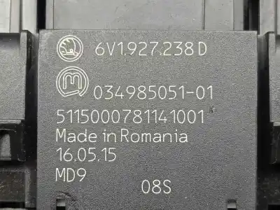 Second-hand car spare part switch for skoda fabia combi 1.4 tdi dpf oem iam references 6v1927238d - 034985051  
