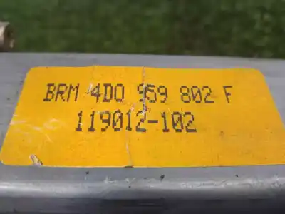 Second-hand car spare part rear right window motor for audi a8 (d2) 4.2 v8 40v oem iam references 4d0959802f - 119012102 - 119023113  