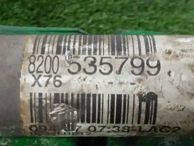 Автозапчасти б/у передняя левая трансмиссия за renault kangoo (f/kc0) 1.5 dci diesel 68 cv / 50 kw ссылки oem iam 8200535799 l610mm 