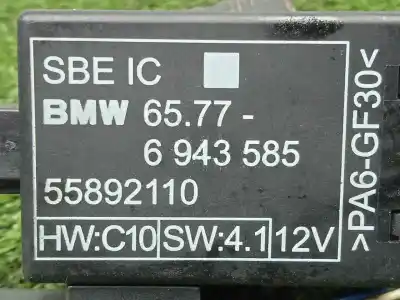 Second-hand car spare part electronic module for bmw serie 7 (e65/e66) 3.0 turbodiesel cat oem iam references 65776943585 - 6943585 - 55892110  