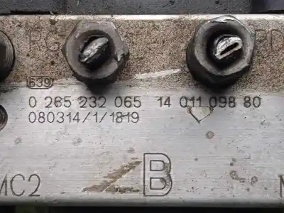 Second-hand car spare part abs for fiat scudo combi (272) 1.6 jtdm cat oem iam references 0265800696 - 0265232065 - 1401109880  