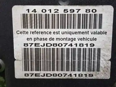 Second-hand car spare part abs for fiat scudo combi (272) 1.6 jtdm cat oem iam references 0265800696 - 0265232065 - 1401109880  