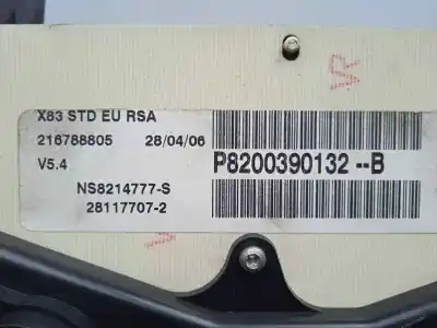 Second-hand car spare part dashboard for renault trafic combi (ab 4.01) 1.9 diesel oem iam references 8200390132 - p8200390132b - 281177072 - ns8214777s  