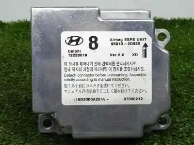 Piesă de schimb auto la mâna a doua unitate de control airbag pentru hyundai elantra (xd) 2.0 crdi cat referințe oem iam 959102d820 - 12233019