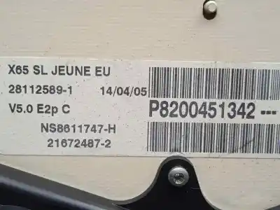 Second-hand car spare part dashboard for renault clio ii fase ii (b/cb0) 1.2 16v oem iam references ns8611747h - 216724872 - p8200451342 - 8200451342  