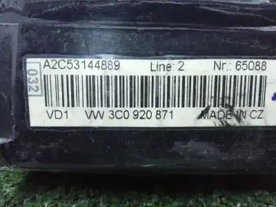 Second-hand car spare part dashboard for volkswagen passat variant (3c5) 2.0 tdi oem iam references a2c53144889 - 3c0920871  