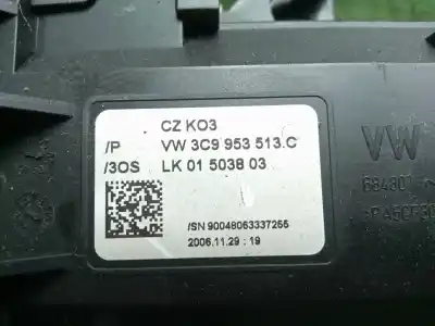 Second-hand car spare part headlights switch for volkswagen passat variant (3c5) 2.0 tdi oem iam references 3c9953507ac - 3c9953513c  
