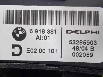 Second-hand car spare part multifunction switch for bmw serie 7 (e65/e66) 3.0 turbodiesel cat oem iam references 6918381 - 53285903 - e0200101  