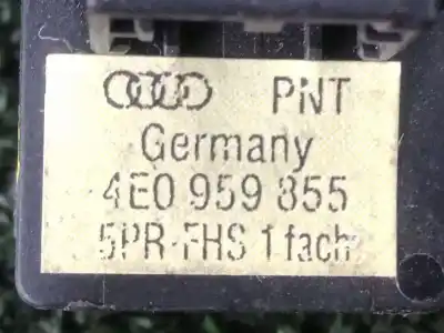 Peça sobressalente para automóvel em segunda mão botão / interruptor elevador vidro traseiro direito por audi a8 (4e2) 4.2 quattro referências oem iam 4e0959855  