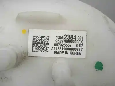Pezzo di ricambio per auto di seconda mano sensore di livello del carburante per opel mokka 1.4 16v turbo (bivalent. gasolina / lpg) riferimenti oem iam 13592384 - 13592384001  