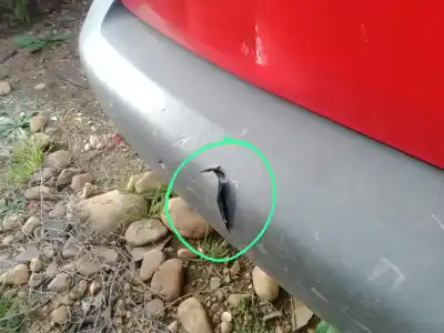 Автозапчастина б/у задній бампер для volkswagen caddy ka/kb (2k) 1.9 tdi (bsu) посилання на oem iam   