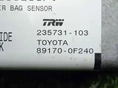 Автозапчастина б/у блок управління подушками безпеки для toyota corolla verso (r1) 2.0 turbodiesel cat посилання на oem iam 235731103 - 891700f240  