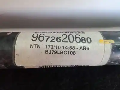 Автозапчастина б/у передня права трансмісія для citroen c3 (f desde 11/2001) 1.1 8v посилання на oem iam 9672620680  