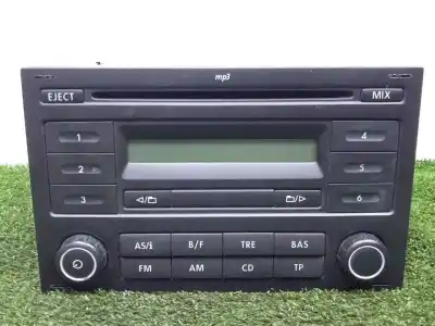 Second-hand car spare part audio system / radio cd for volkswagen polo (9n3) 1.2 60 cv / 44 kw oem iam references 6q0035152e  