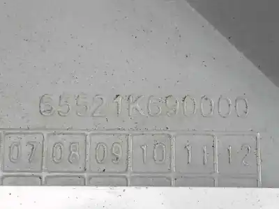 Second-hand car spare part fairing for keeway rkv rkv 125 oem iam references 65521k690000  